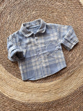 Blue &amp; white shirt