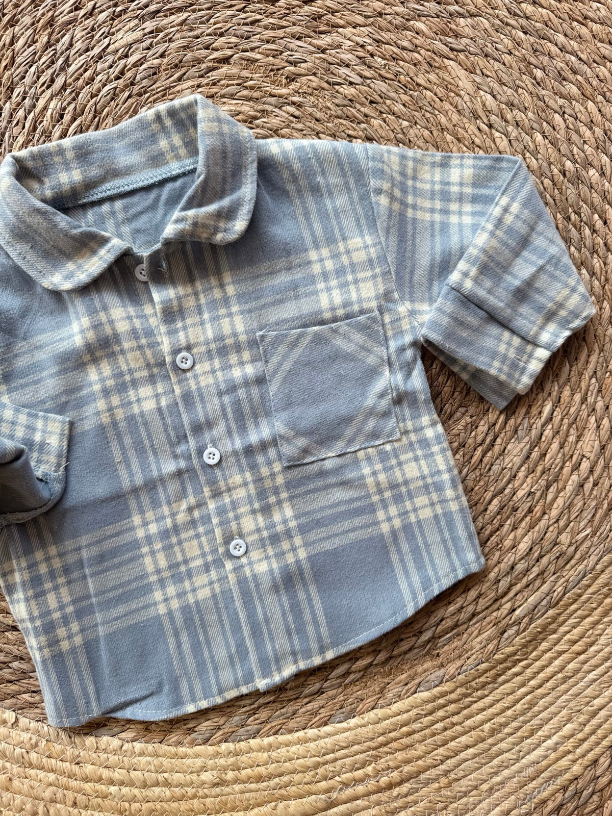 Blue &amp; white shirt