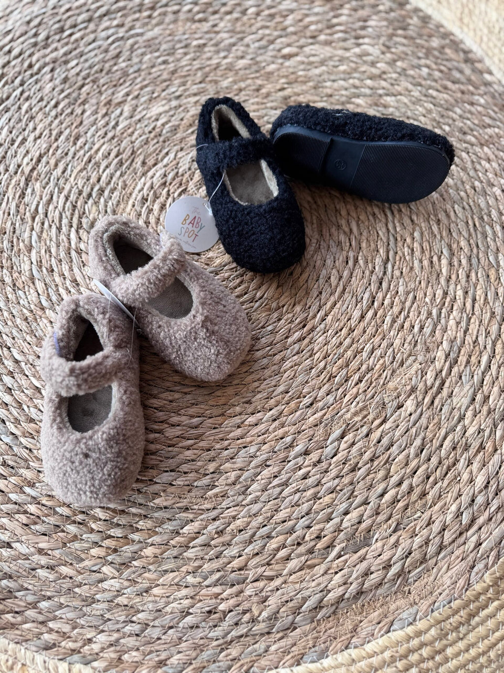 Fur ballerine in 2 colors
