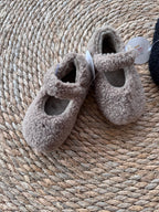 Fur ballerine in 2 colors