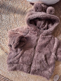 Fur brown jacket