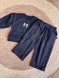 Black ribbon tracksuit