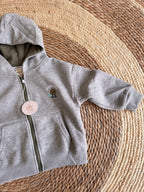 Grey zipper jacket