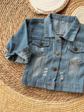 Denim brush jacket