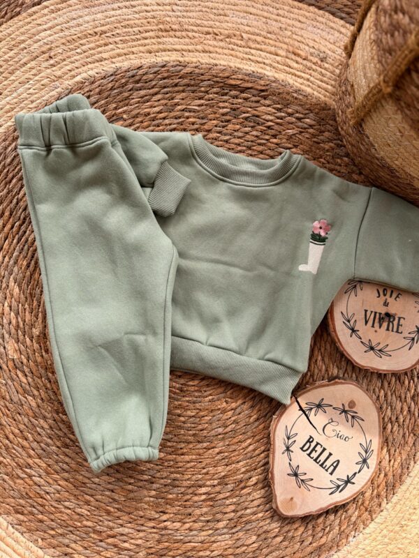 Green Fleece Set