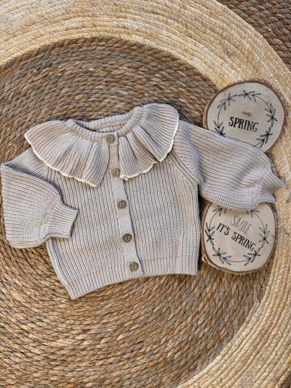 Ruffle Cardigan