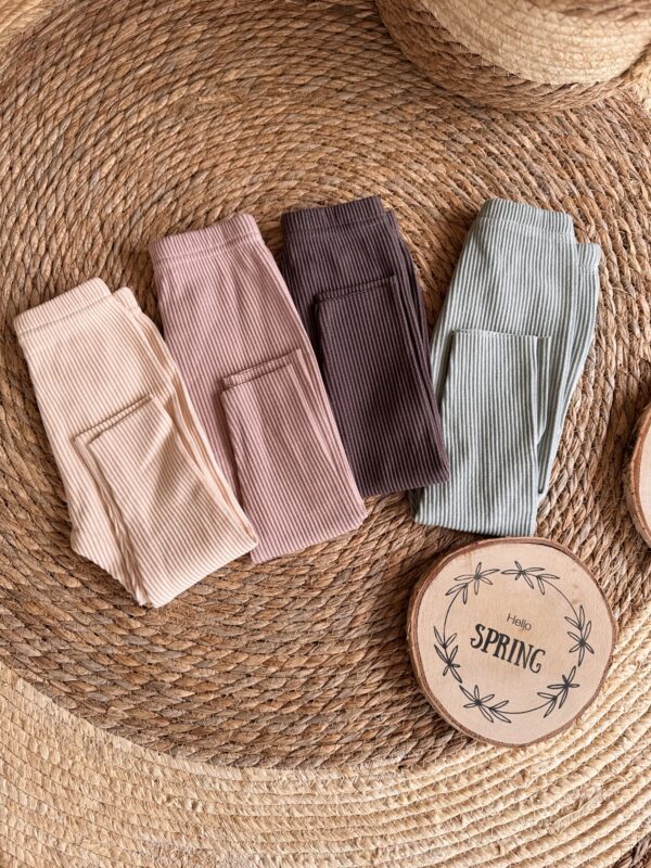 Ribbed Cotton Leggings