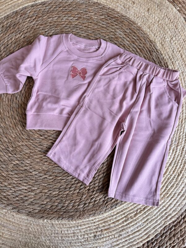 Pink ribbon tracksuits