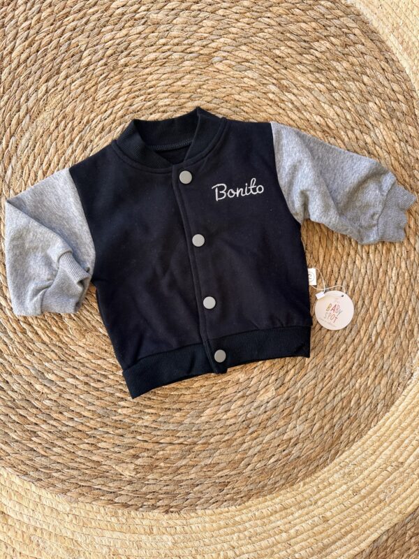 Black and grey jacket