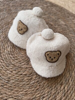 Fur teddy bear hat